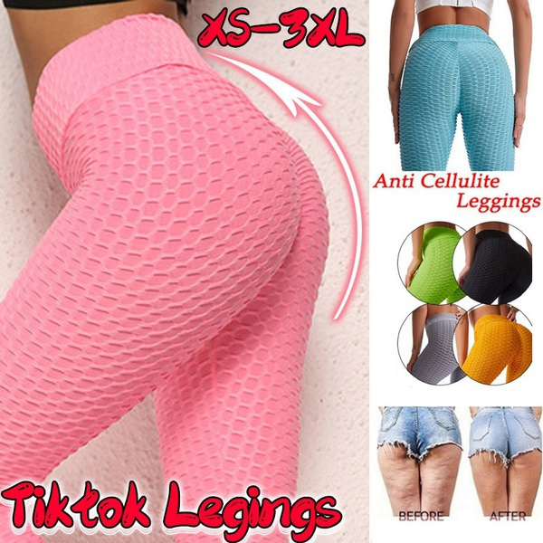 New Famous Tiktok Leggings, Butt Lift High Waist Yoga Pants for