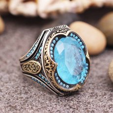 Blues, ringsformen, Jewelry, 925 silver rings