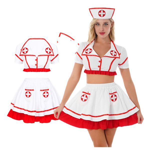 Halloween Nurse Role Play Uniform Set Nurse Role Play Costume Cosplay