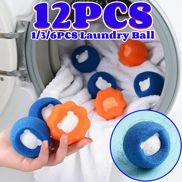 12/6/3/1Pcs Clothes Laundry Balls Reusable Washing Machine Hair Removal