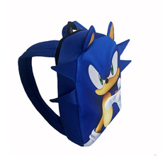 sonic, School, Cartoon Backpack, canvas backpack