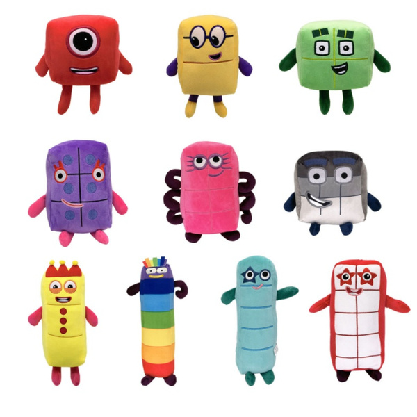 Numberblocks Cartoon Plush Toy Action Figures Characters Figure Doll | Wish