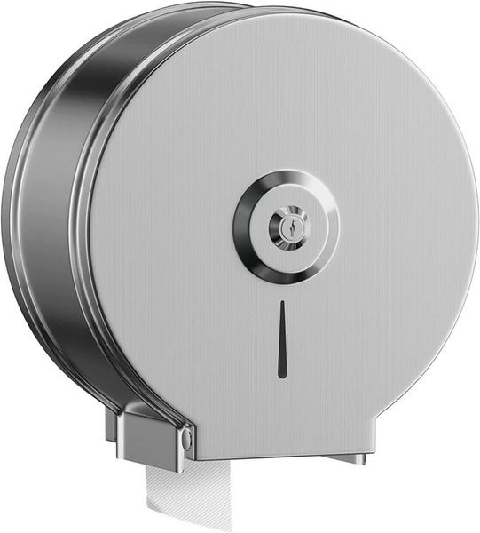 Brushed Stainless Steel Paper Towel Dispenser Wall Mount, Commercial