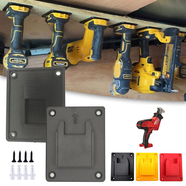 Tool Holder Mount/Dock with 4 Mounting Nails Tool Ready Dock Storage