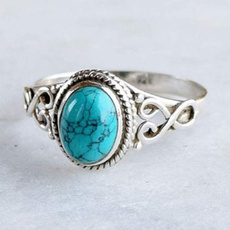 Sterling, Antique, Turquoise, Jewelry