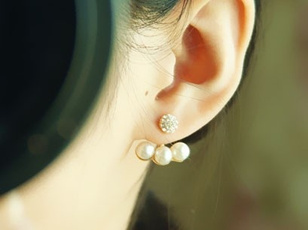 Fashion, Jewelry, Stud Earring, Rhinestone