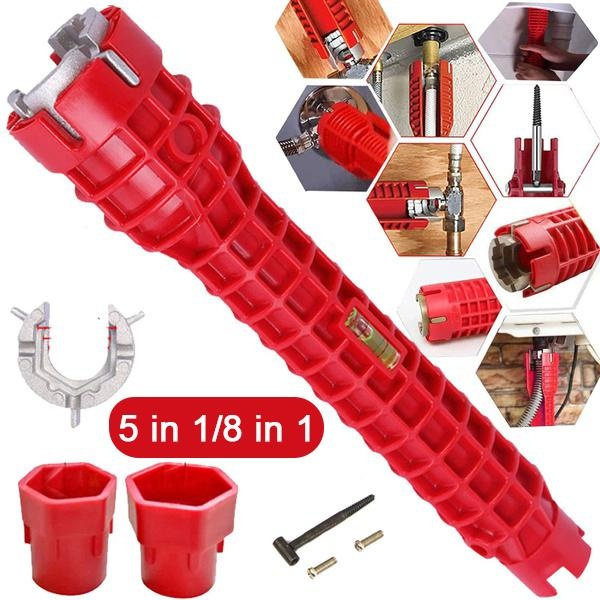 Multifunction Sink Wrench Sink Faucet Plumbing Tool Wrench Nonslip
