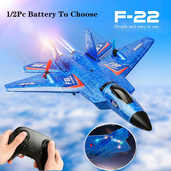 New Upgrade F22 RC Plane Airplane 2.4G Remote Control Aircraft Glider