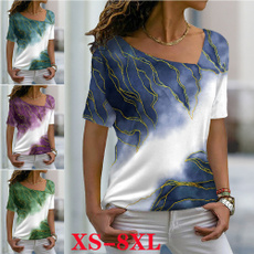 Summer, summer t-shirts, Plus size top, short sleeves