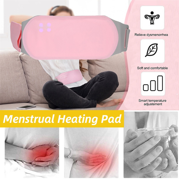 Portable Heating Pad, Menstrual Cramp Relief Wearable Heating Pad For Women And Girls, Wireless