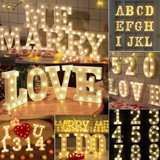 alphabetlight, led, ledpartylight, Battery