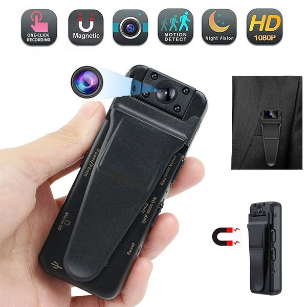 1080P HD Video Recorder Z7 Mini Hidden Camera Clip IR Night Cam Back ...