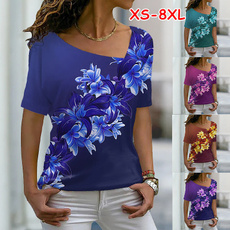 Tops & Tees, Plus size top, Cotton T Shirt, Summer