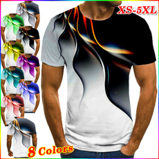 Plus Size, Colorful, Hombre, short sleeves