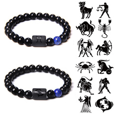 black bracelet, Bead, eye, Jewelry