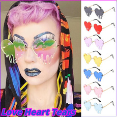Heart, Fashion Sunglasses, UV400 Sunglasses, Colorful