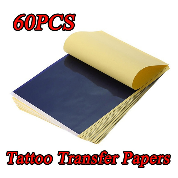 5/10/20/25/30/40/50/60Pcs A4 Tattoo Transfer Paper Tattoo Supplies Carbon  Thermal Transfer Paper Tattoo Stencil Copy Tracing Paper Accessory
