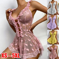 心型, lingeriewomen, ruffle, 蕾絲