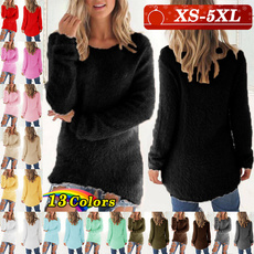 Women Sweater, furrytop, Sleeve, pullover sweater