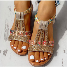 bohemia, beach shoes, sandals for women, Sandalias