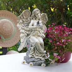 Angel, Garden, gardenaccent, Statue