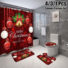 Polyester, Bathroom, bathroomdecor, Christmas