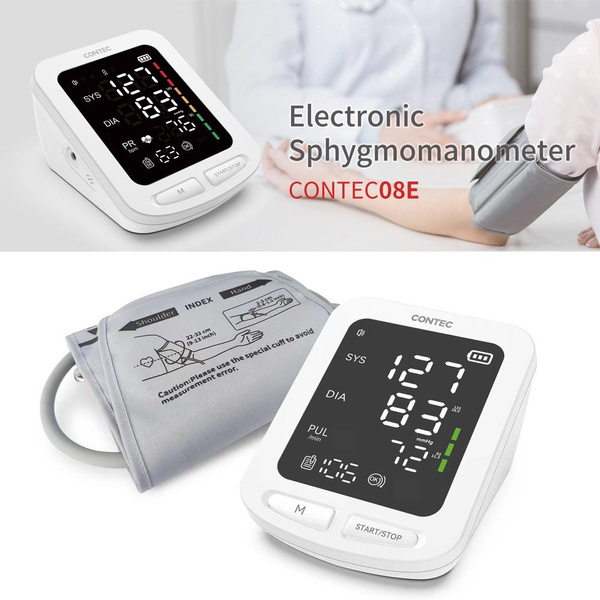 For Home Blood Pressure Monitor Heart Rate BP Machine Sphygmomanometer Upper Arm main image 1