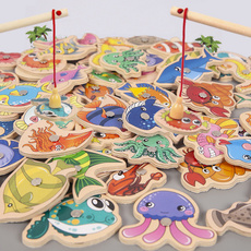 Toy, Wooden, fish, Magnetic