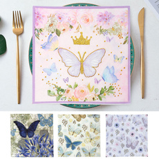 butterflyprint, butterfly, Goth, papernapkin