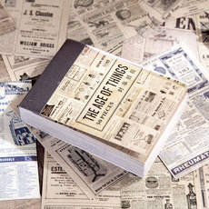 planner, oldnewspaper, Vintage, Stickers