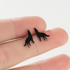 stainless steel earrings, punk earring, Stud Earring, Stainless Steel