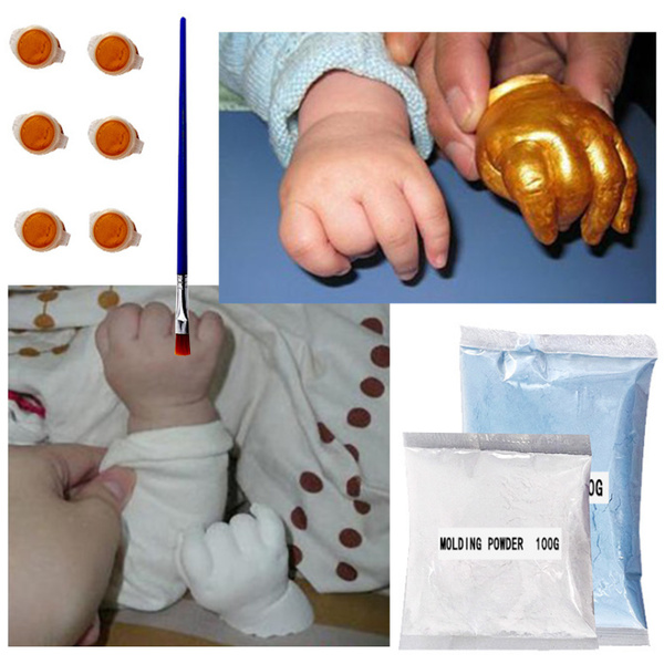 Powder Model Couple hand model set DIY souvenir 3D model clone powder model powder ...