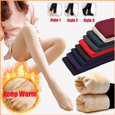 Fleece, Warm Leggings, Winter, pants