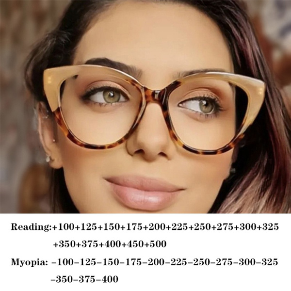 square Myopia Glasses Prescription Glasses Retro Cat Eye Optical