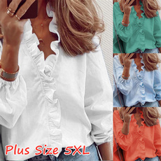 blouse, Plus Size, Women Blouse, Long Sleeve