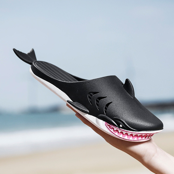 mens shark slippers