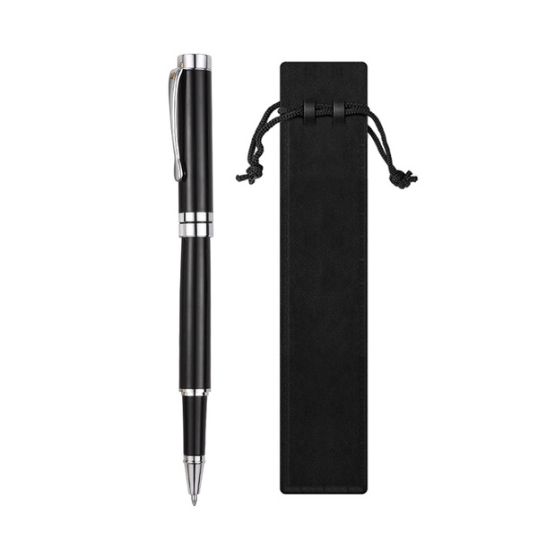 1Pack Ballpoint Pens, Stainless Steel with Chrome Trim, Luxury Golden