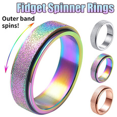 Steel, anxiety, Jewelry, Stainless steel ring