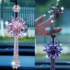 crystal pendant, Jewelry, carmirrordecoration, Cars