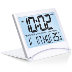 digitaltravelalarmclock, lcdclock, Clock, foldableclock