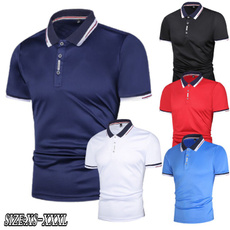 Summer, Outdoor, Golf, Cotton T Shirt