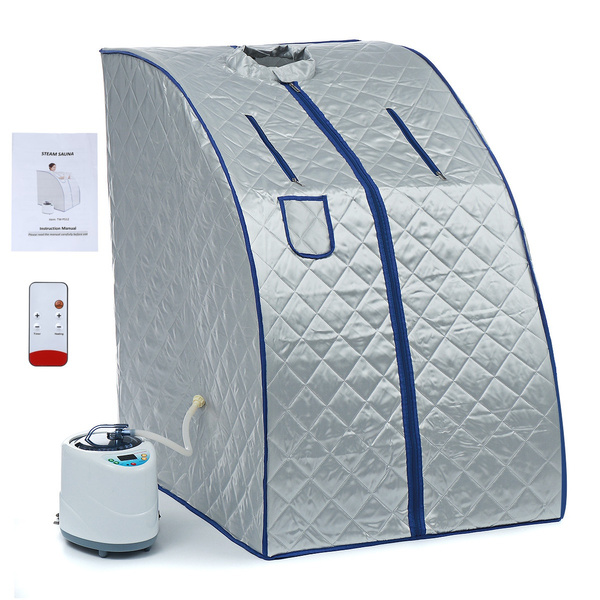 2L 1000W Portable Household Steam Sauna Room Tent Body Bath Spa Relax