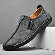 Плоские туфли, Большие размеры, leather, Vintage
