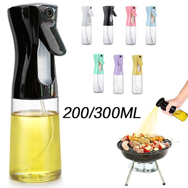 200/300ML Oil Spray Bottle Kitchen Oil Bottle Cooking Baking Vinegar Mist Sprayer Barbecue Spray
