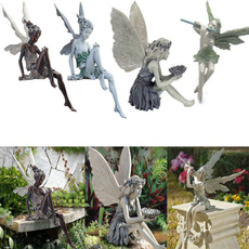 Outdoor, art, flowerfairysculpture, Angel