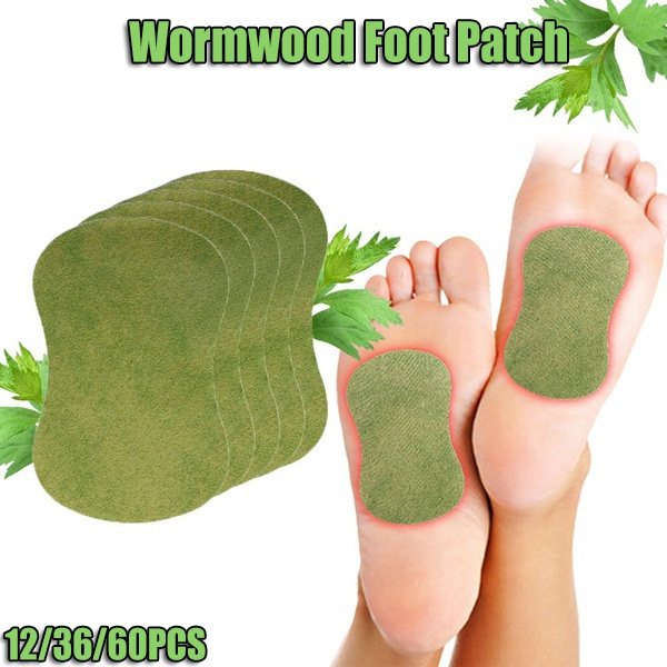 12/36/60Pcs Wormwood Foot Patch Detoxification Help Sleeping Body Detox ...