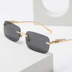 Head, Fashion, UV400 Sunglasses, rimlesssunglasse