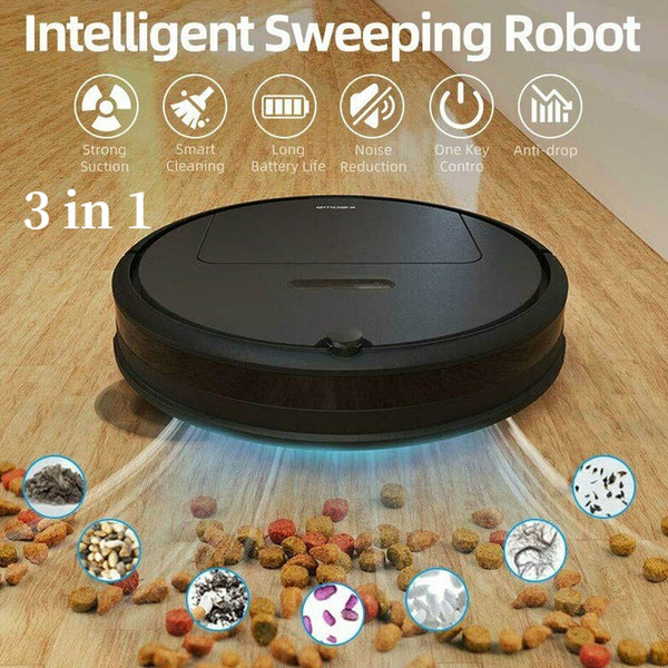 3 In 1 Charging Intelligent Robot USB Vacuum Cleaner Sweeping/moping