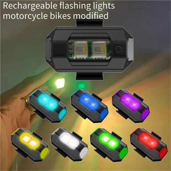1pcs 7 Color Changing Flashing Strobe Drone Aircraft Lights Warning