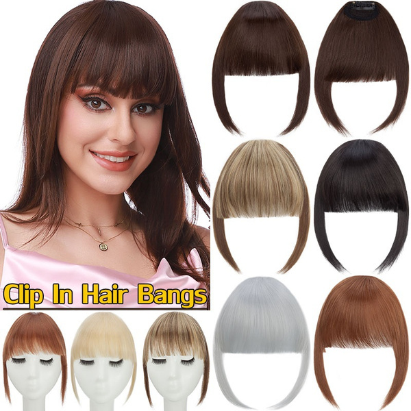 Front Fringe Neat Bangs Clip In Bangs Hairpieces Natural Hair Piece Wish Front Fringe Neat Bangs Clip In Bangs Hairpieces Natural Hair Piece Wish